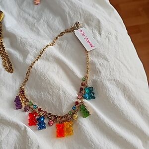 Betsy Johnson gummy bear necklace